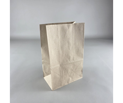 Пакет с дном бумажный крафт бурий, 150х90х240, 70г/м2 (25 шт)