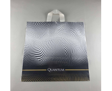 Пакет средний, плотный, ламинированный с петлевой ручкой"Орнамент 136701" (44х43+3) 95мк КВС (50 шт)