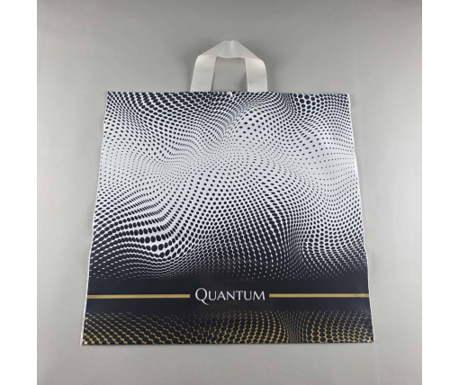 Пакет средний, плотный, ламинированный с петлевой ручкой"Орнамент 136701" (44х43+3) 95мк КВС (50 шт)