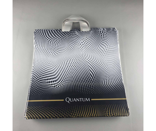 Пакет средний, плотный, ламинированный с петлевой ручкой"Орнамент 136701" (44х43+3) 95мк КВС (50 шт)