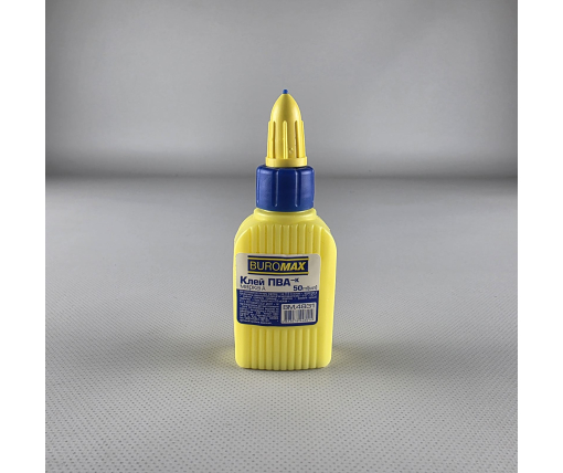 Клей ПВА Buromax 50 мл ковпачок-дозатор BM4831 (1 шт)