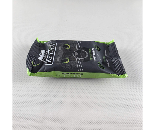 ᐉ Влажная салфетка  15 шт "RELAX" BLACK (1 пачка)