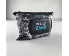 Влажная салфетка  30шт c клапаном "RELAX BLACK"  (1 пачка)