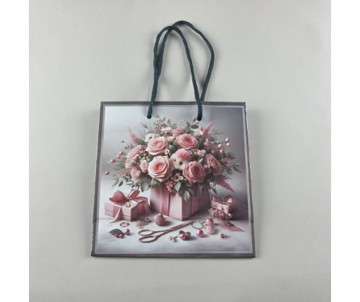 Пакет подарочный под чашку 16/16/8 (артЧ-042) (12 шт)