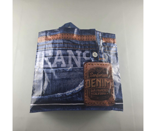 Сумка шопер 36x34х10 Джинс (1 шт)