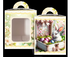 Коробка под пасхальный  Пасхи 14см *14см*18,7см  (400грм) №6 (1 шт)