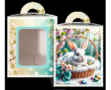 Коробка под пасхальный  Пасхи 14см *14см*18,7см  (400грм) №7 (1 шт)