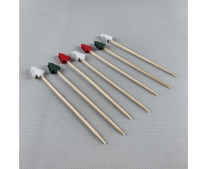 Шпажка  для украшения блюд 12см"Елка" 100 шт (1 пачка)