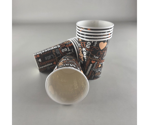 Стаканы бумажные одноразовые 340 мл Юнита COFFEE h11 (50 шт)