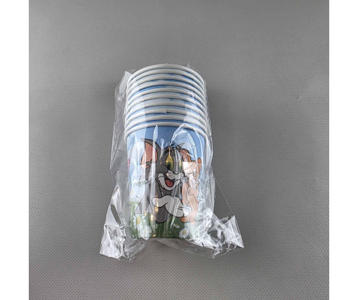 Набор Детский(№2) Стакан  бумажный  180гр (10шт) ТМ "Супер торба" (1 пачка)