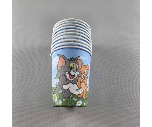 Набор Детский(№2) Стакан  бумажный  180гр (10шт) ТМ "Супер торба" (1 пачка)