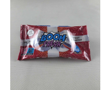 Влажная салфетка  15 шт "BOOM FRESH" красная (1 пачка)