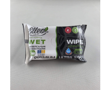 Влажная салфетка  15 шт "ELLEO" универсальные антибак (1 пачка)