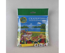 Скатерть одноразовая (105x200)  Супер торба  Вышиванка желтая (1 шт)