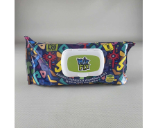 Влажная салфетка 120 шт с клапаном универсальные «MIX FIX» для всей семьи С натуральными экстрактами и витамином Е (1 пачка)