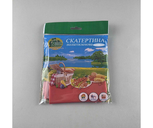 Скатерть одноразовая (105x200)  Супер торба Красная (1 шт)