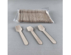 Лопатка для мороженого деревянная 95*17*1.4 мм.(100шт) (1 пачка)