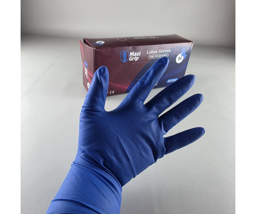 Резиновые перчатки "Амбулатория" MAXI GRIP 50 шт. (M) (1 пачка)