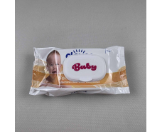 Влажная салфетка  72 шт с клапаном BABY (1 пачка)