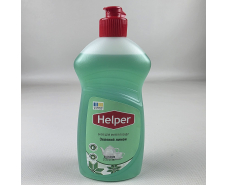Средство для мытья посуды Helper Зеленый Лимон 495г (1 шт)