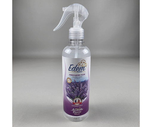 Освежитель воздуха EDEM HOME Aromatic Breeze 420 мл, аэрозоль спрей лаванда для туалета и дома (1 шт)
