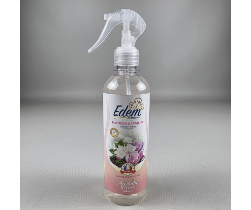 Освежитель воздуха EDEM HOME Aromatic Breeze 420 мл, аэрозоль спрей магнолия и гардения для туалета и дома (1 шт)